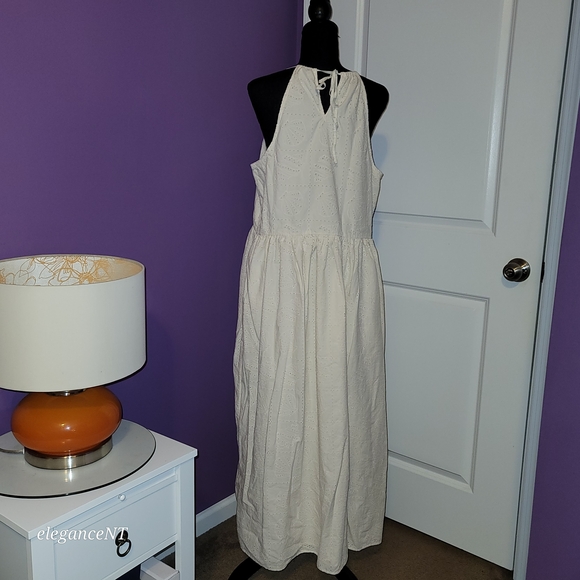 Universal Thread Beige Maxi Dress Sz: XL - Picture 3 of 9